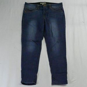 Democracy 14 "Ab"solution Skinny Medium Wash Stretch Denim Womens Jeans